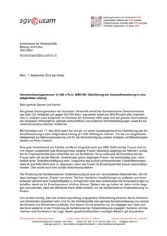  21.403 n Pa.Iv. WBK-NR. Überführung der Anstossfinanzierung in eine zeitgemässe Lösung